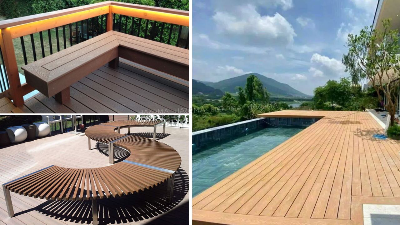 Ứng dụng sàn gỗ nhựa ngoài trời trong trang trí ngoại thất