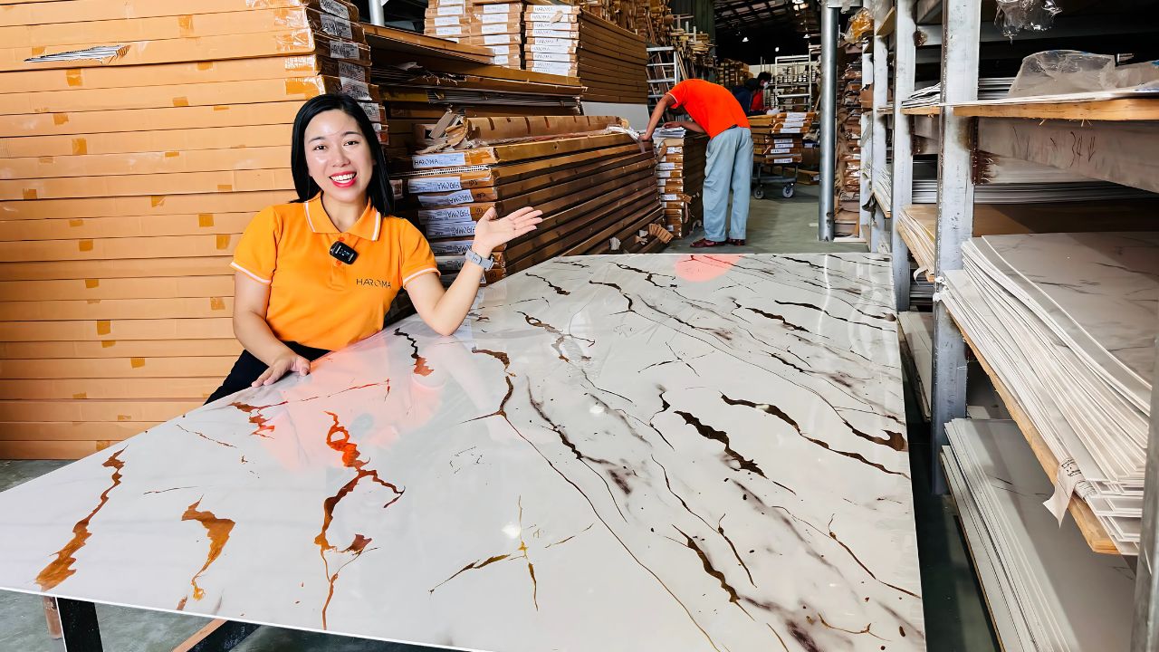 Có nên chọn tấm nhựa giả đá ốp tường phòng khách hay không?