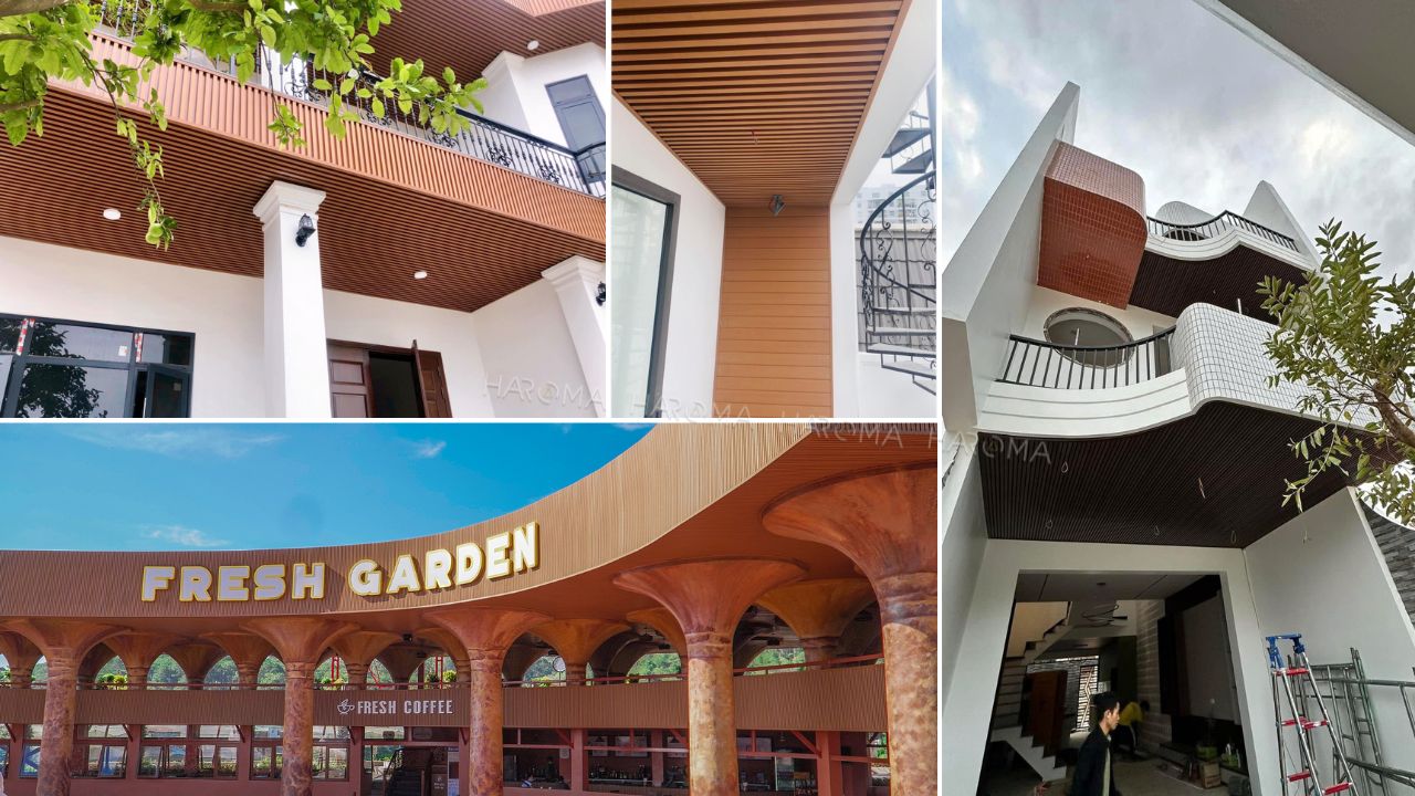 Hướng dẫn thi công lam sóng gỗ nhựa ngoài trời và những lưu ý quan trọng