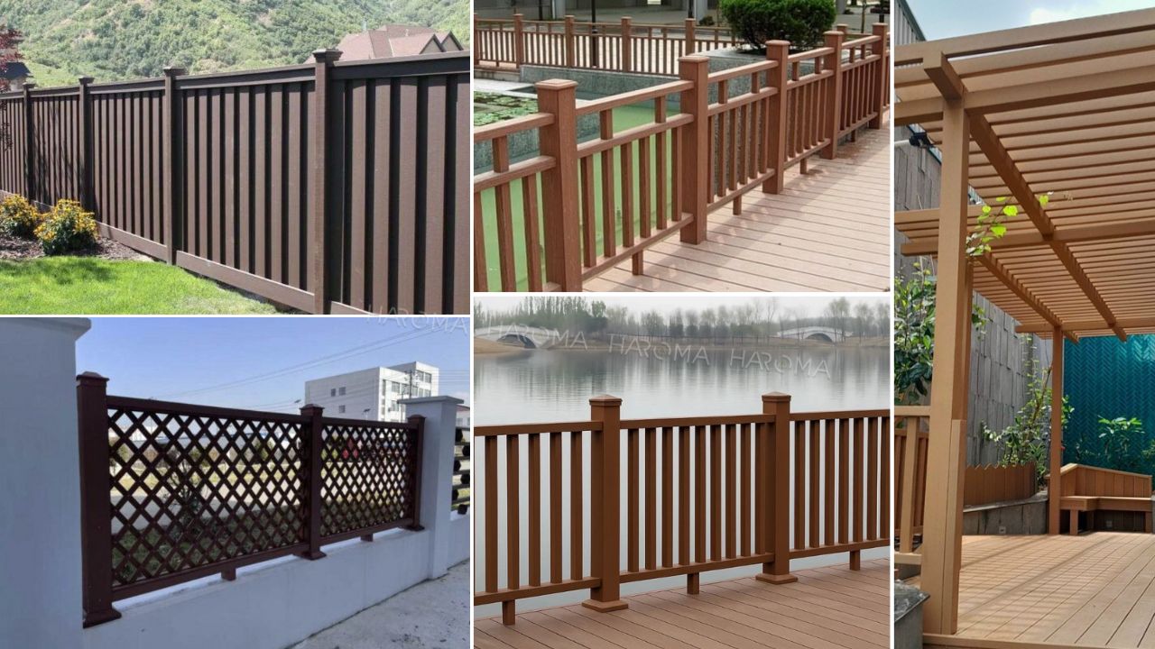 Thanh lam gỗ nhựa ngoài trời làm hàng rào sang – bền – tiết kiệm chi phí tới 50%