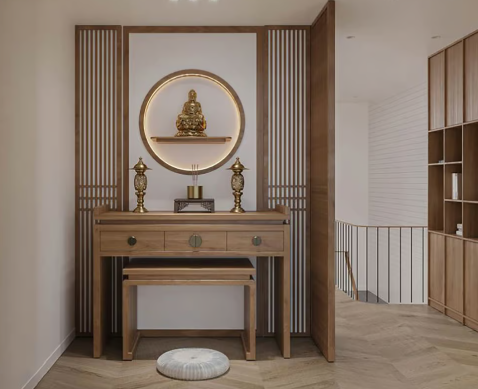 Có nên làm vách ngăn phòng thờ bằng nhựa? Báo giá vật tư vách ngăn hai mặt đẹp nhất 2025