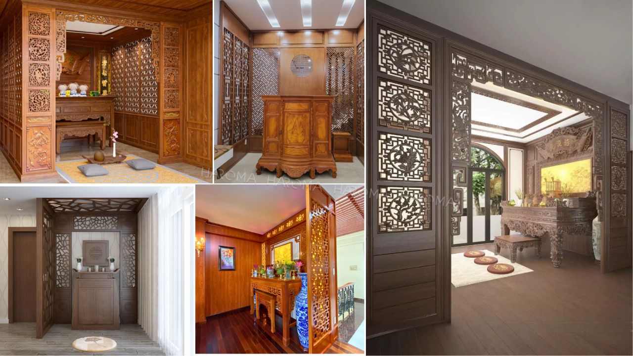 Có nên làm vách ngăn phòng thờ bằng nhựa? Báo giá vật tư vách ngăn hai mặt đẹp nhất 2025