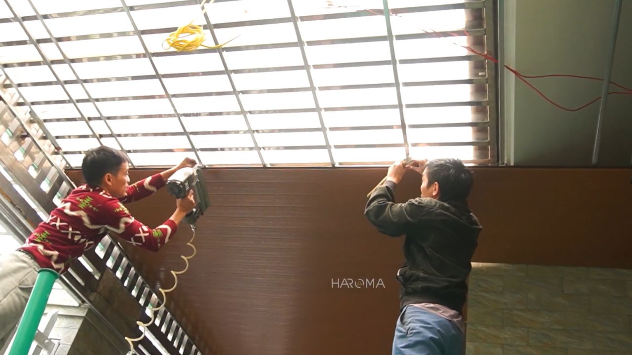 Lắp đặt tấm ốp gỗ nhựa ASA đẹp chuẩn công trình, bền gấp 3 lần gỗ tự nhiên