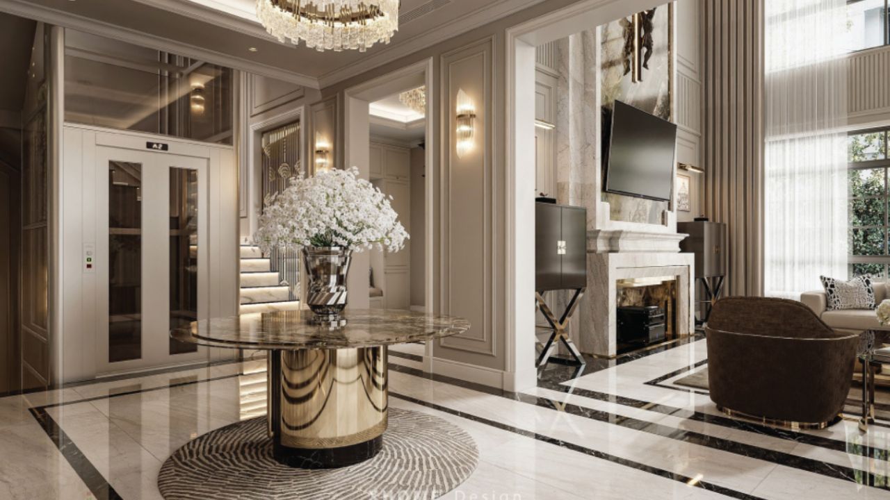 Top vật liệu thế hệ mới trang trí trường trần cho không gian phong cách tân cổ điển