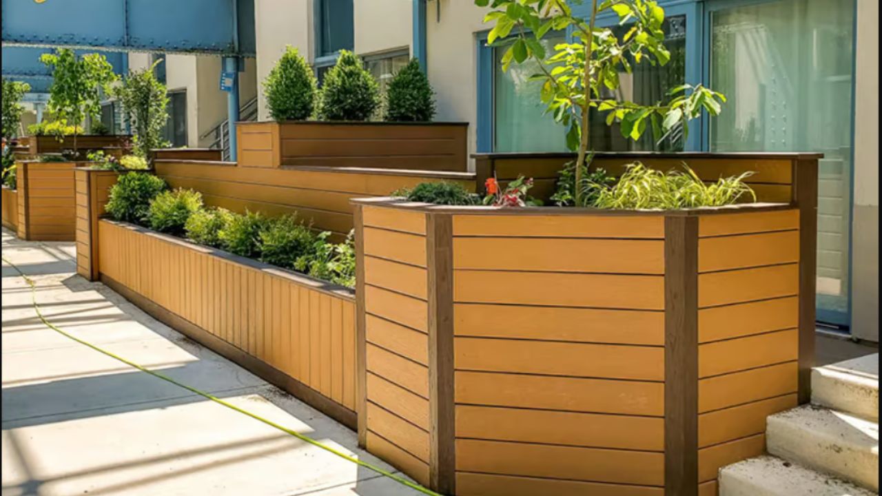 Trang trí ngoại thất bệnh viện bằng vật liệu gỗ nhựa composite: Có nên không?