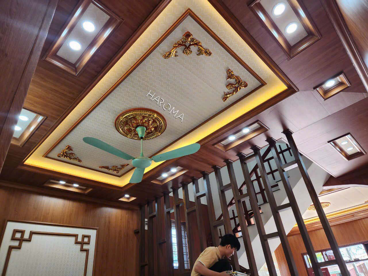 Nên làm trần nhựa nano hay trần thạch cao khi xây sửa nhà? Haroma