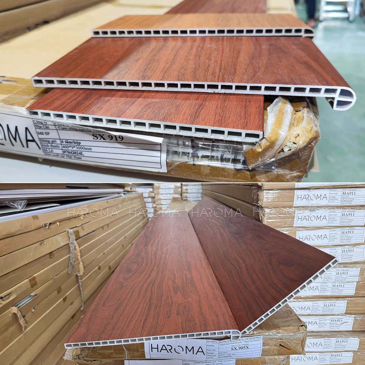 Review mặt bậc cầu thang nhựa giả gỗ chi tiết - Haroma