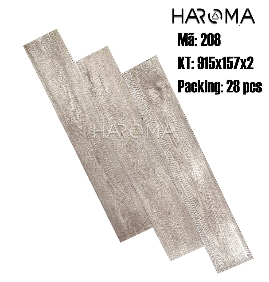 Sàn Nhựa dán keo HAROMA | Sàn Nhựa Vân Gỗ đẹp tại Hà Nội
