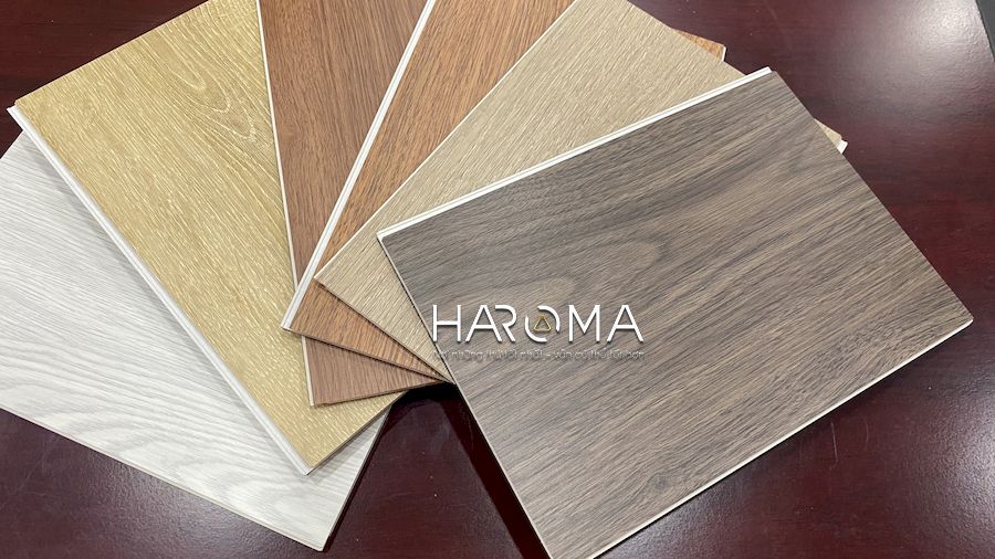 Mẫu sàn nhựa hèm khóa SPC