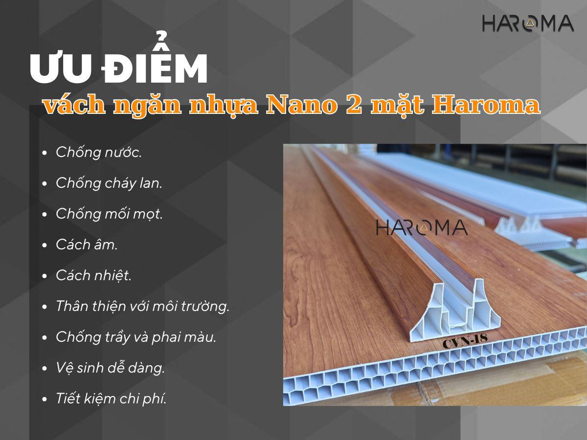 Tấm nhựa làm vách ngăn phòng