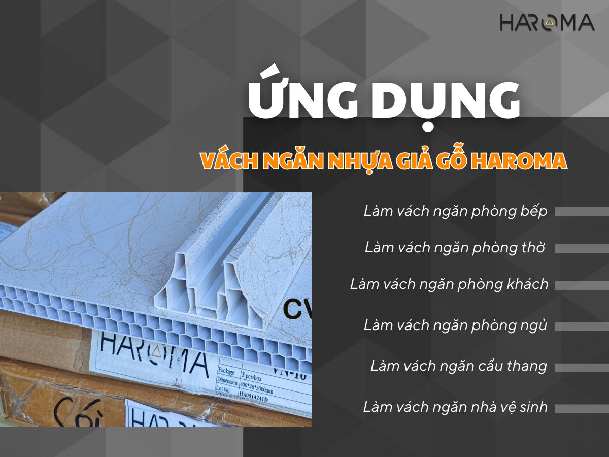Tấm nhựa làm vách ngăn phòng