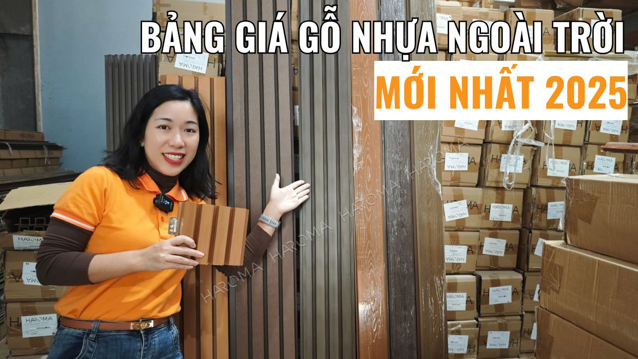 Bảng giá gỗ nhựa ngoài trời tốt, mới nhất 2025